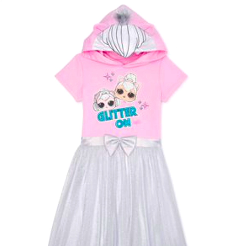 Girls LOL Doll dress with hood